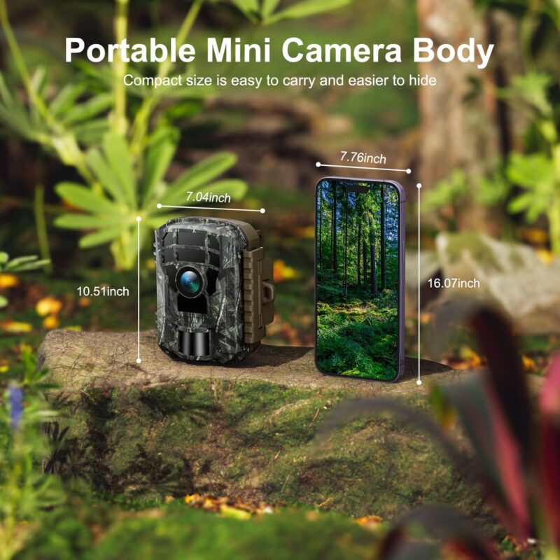 CAMPARK 2 Pack Trail Camera 36MP 2K Game Hunting Deer Camera Night Vision Waterproof Motion Activated - Image 4