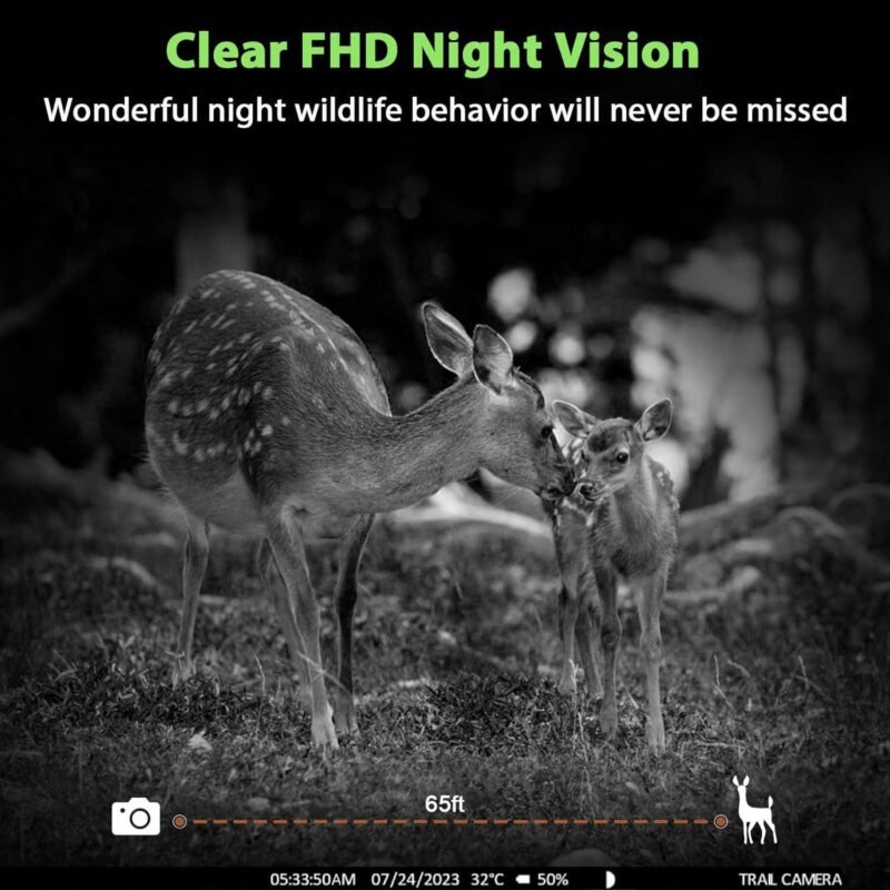 CAMPARK 4G LTE Cellular Trail Camera Sends Picture Video to Cell Phone - 24MP 1080P Game Hunting Camera with Night Vision Motion Activated Waterproof IP66 Trail Cam for Wildlife Monitoring - Image 6