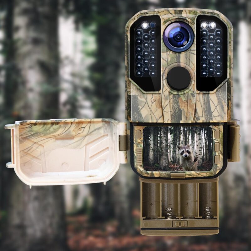 CAMPARK T75 Wifi Bluetooth Trail Camera with SD Card 20MP 1296P Game Hunting Camera with Night Vision Waterproof IP66 Motion Activated Outdoor Trail Deer Cam for Wildlife Monitoring 2.4  LCD Screen - Image 8