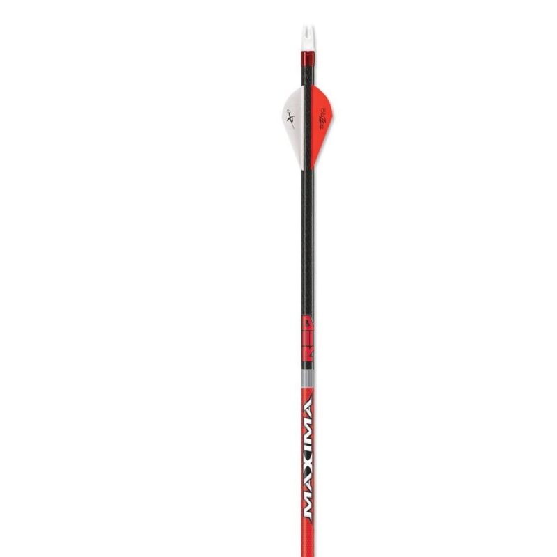 Carbon Express Maxima Red Size 400, 6-Pack Fletched Arrows Shafts - Image 6