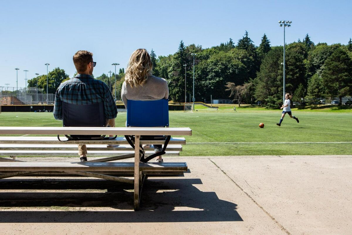 Cascade Mountain Tech Lightweight Stadium Seat for Bleachers, Red - Image 6