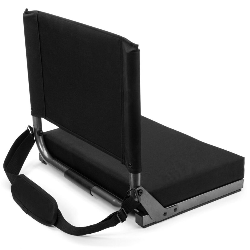 Cascade Mountain Tech Ultra-Padded Stadium Seat for Bleachers , Black - Image 2