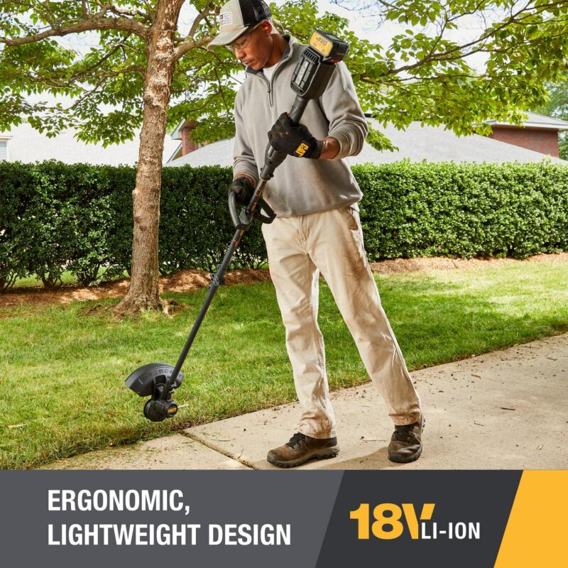 Caterpillar CatA DG210 18V Brushless 13  Cordless String Trimmer with Battery - Image 10