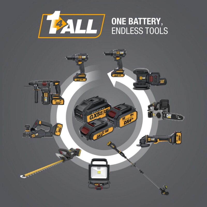 Caterpillar CatA DG210 18V Brushless 13  Cordless String Trimmer with Battery - Image 3