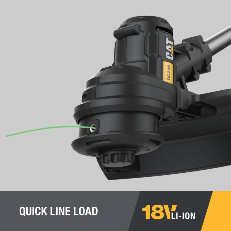 Caterpillar CatA DG210 18V Brushless 13  Cordless String Trimmer with Battery - Image 6