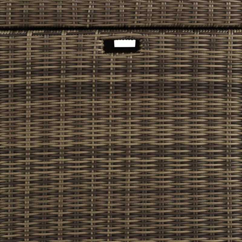 Crosley Furniture Bradenton Wicker / Rattan Patio Deck Box in Weathered Brown - Image 6