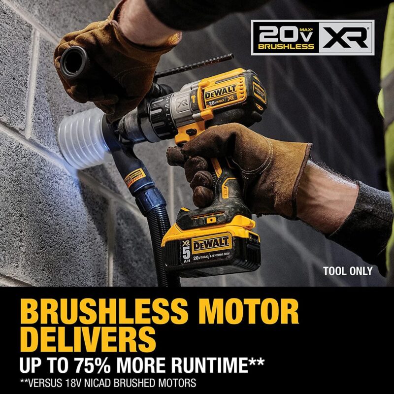DEWALT 20V MAX XR Hammer Drill Brushless 3-Speed Tool Only (DCD996B) - Image 2