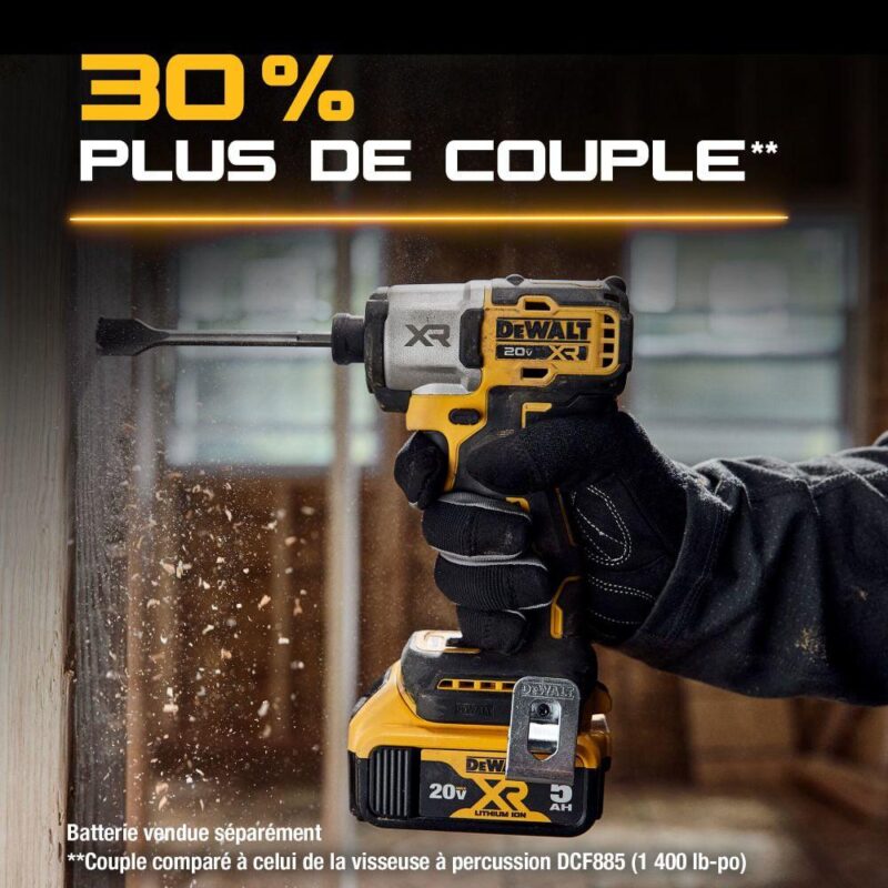 DeWalt 20V MAX XR IMPACT DRIVER BARE - Image 4