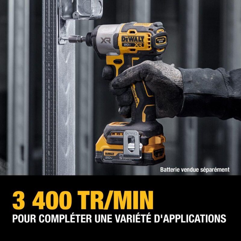 DeWalt 20V MAX XR IMPACT DRIVER BARE - Image 6