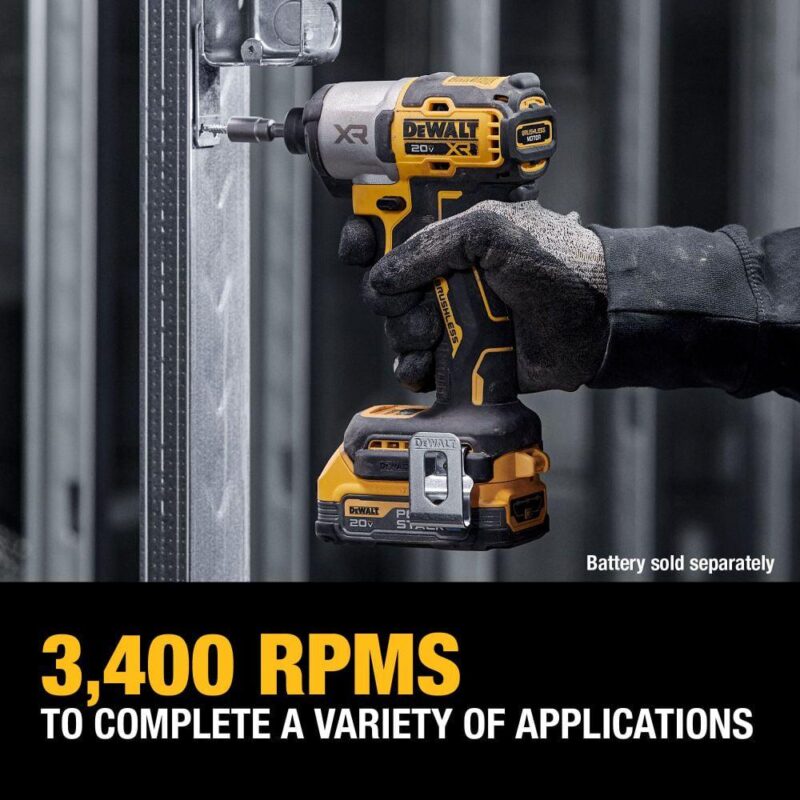 DeWalt 20V MAX XR IMPACT DRIVER BARE - Image 7