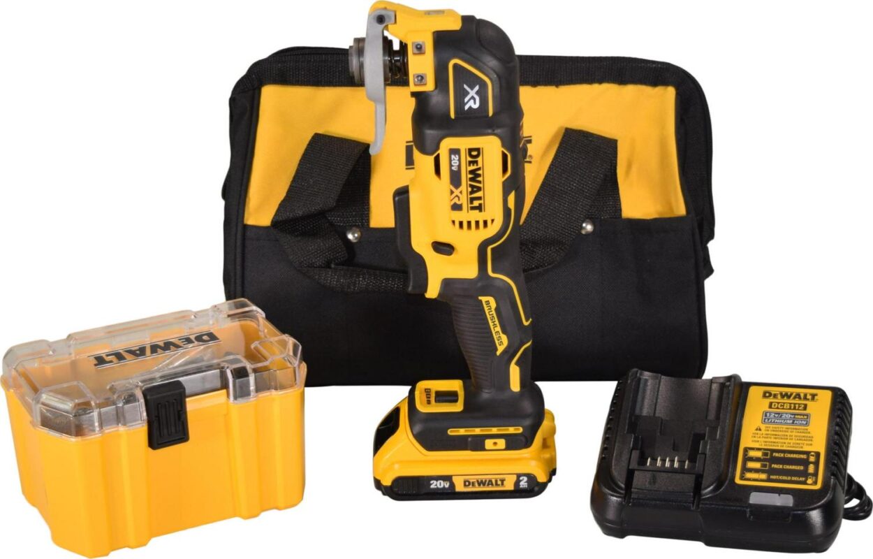 DeWalt DCS356D1 20V MAX XR Cordless Brushless 3-Speed Oscillating Multi Tool Kit with (1) 20V 2.0Ah Battery and Charger - Image 3
