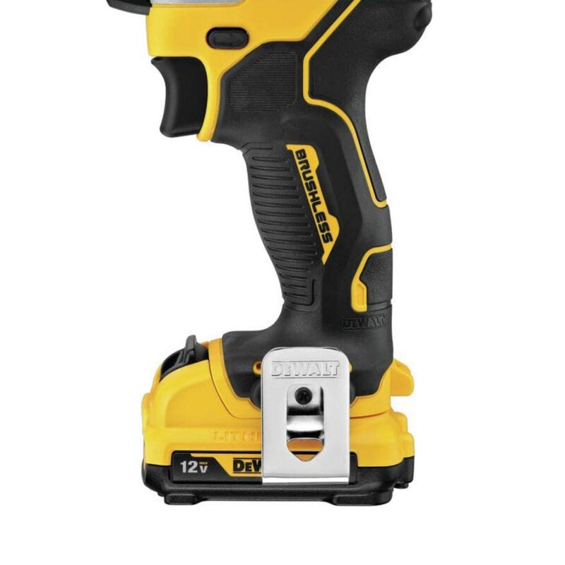 DeWalt XTREME 12V MAX Brushless Motor Drill and Impact Driver Combo Tool Kit - Image 8