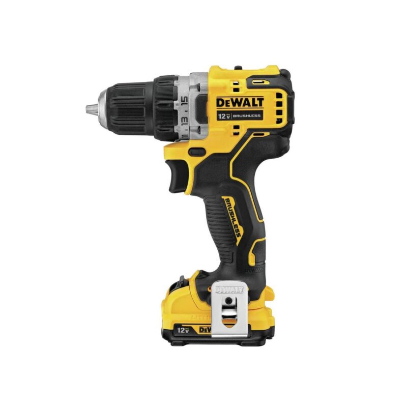 DeWalt XTREME 12V MAX Brushless Motor Drill and Impact Driver Combo Tool Kit - Image 4