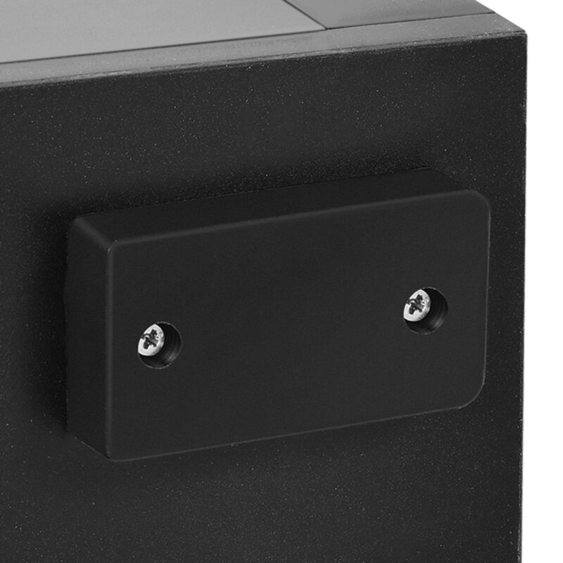 Dextrus High Gloss TV Stand with LED Ambient Lights, Modern TV Stand with Open Shelf Storage Cabinet for 55 inch TV, Black - Image 8