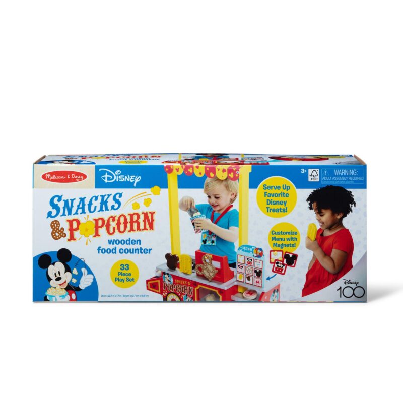 Disney Snacks and Popcorn Wooden Play Food Counter by Melissa and Doug - Image 3