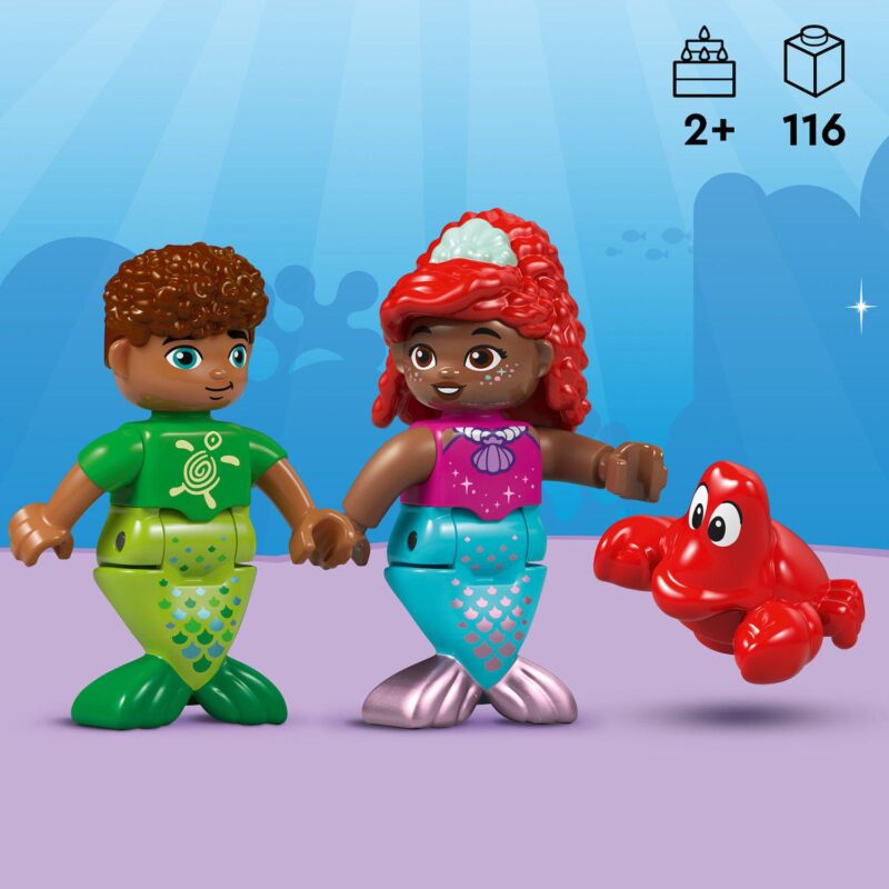 Disney's Ariel LEGO DUPLO Ariels Magical Underwater Palace 10435 Building Kit (116 pieces) - Image 4