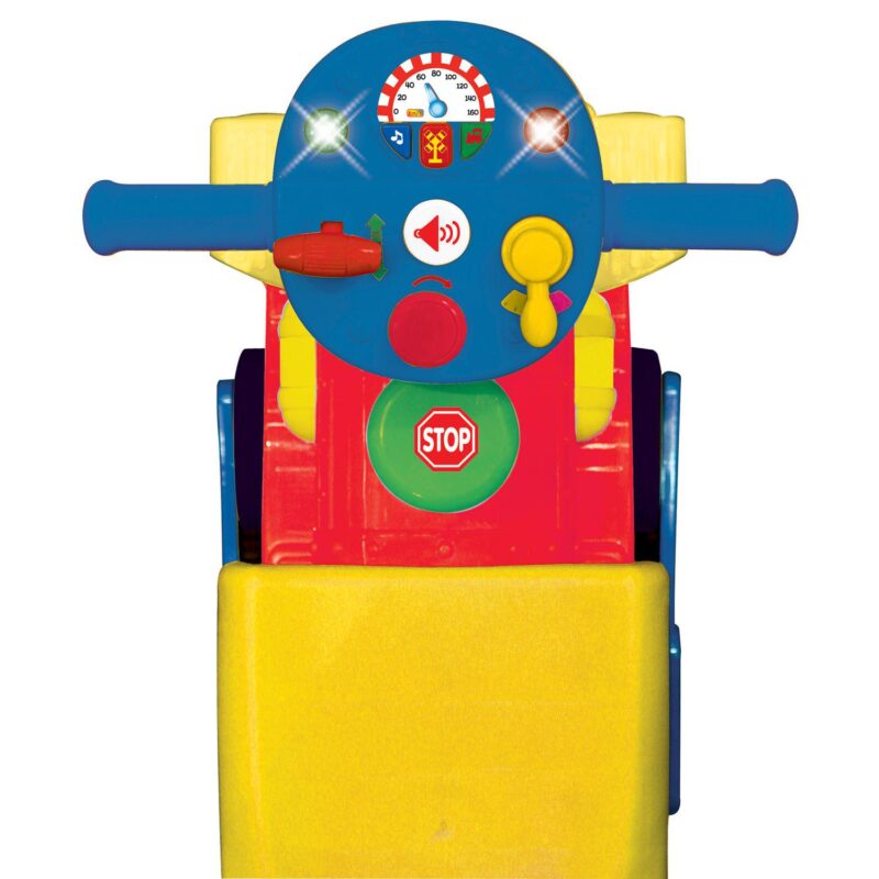 Disney's Mickey Mouse 2-in-1 Ride-on Choo Choo Train with Caboose and Tracks by Kiddieland - Image 4