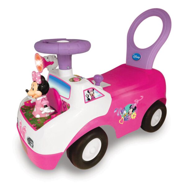 Disney's Minnie Mouse Dancing Light and Sound Activity Ride-On Vehicle by Kiddieland