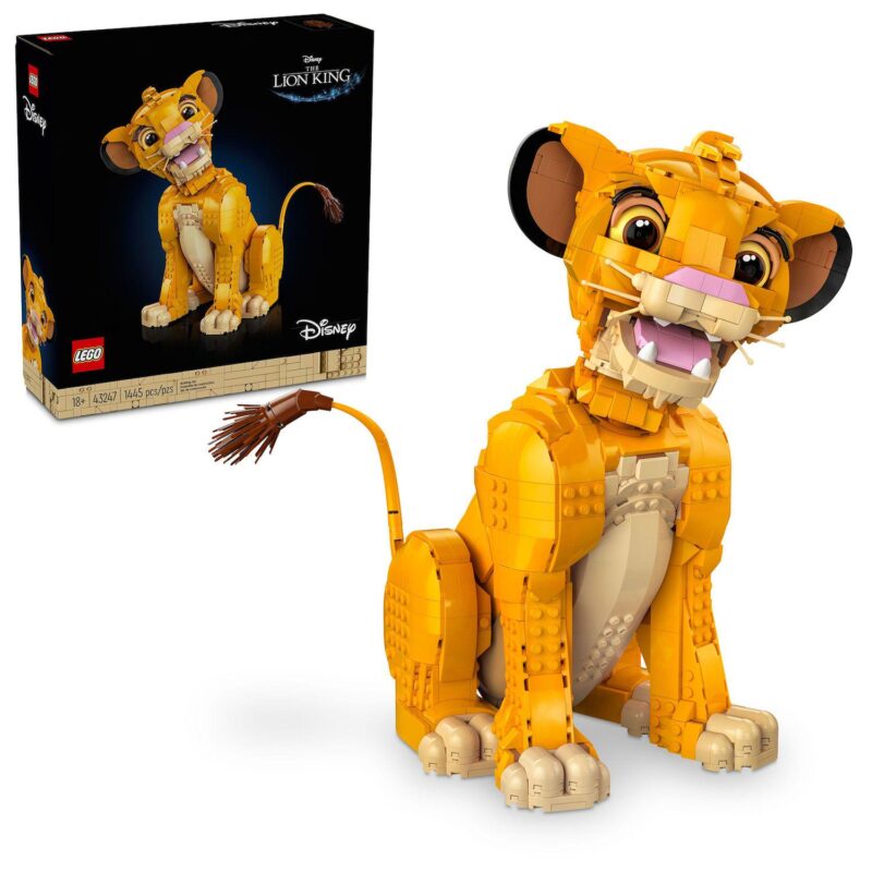 Disney's The Lion King LEGO Young Simba the Lion King 43247 Building Kit (1445 pieces)