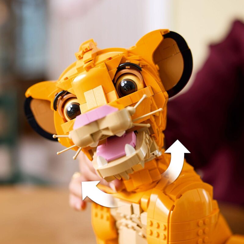 Disney's The Lion King LEGO Young Simba the Lion King 43247 Building Kit (1445 pieces) - Image 3