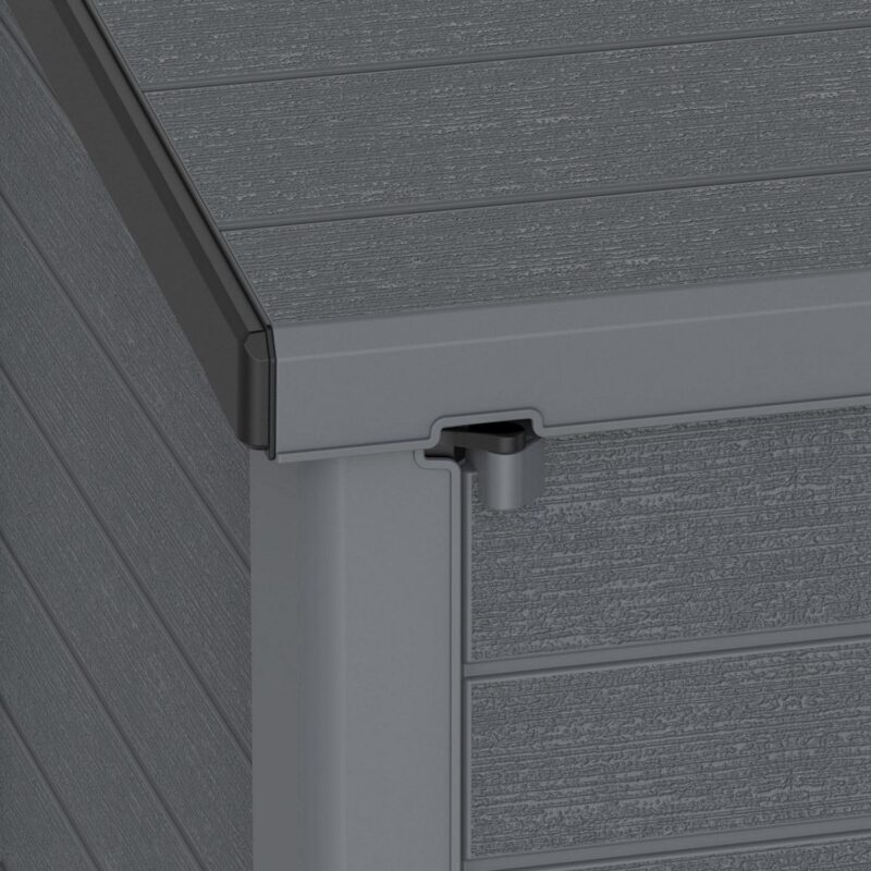 Duramax CedarGrain StoreAway 1200L Outdoor Deck and Garden Storage Box, Grey - Image 9