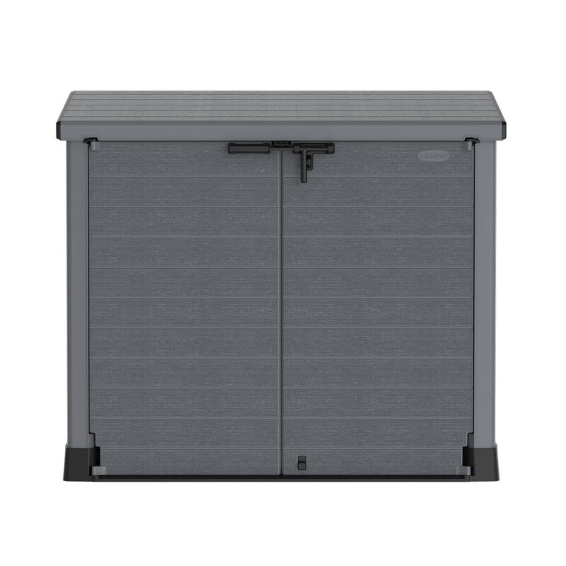 Duramax CedarGrain StoreAway 1200L Outdoor Deck and Garden Storage Box, Grey - Image 5