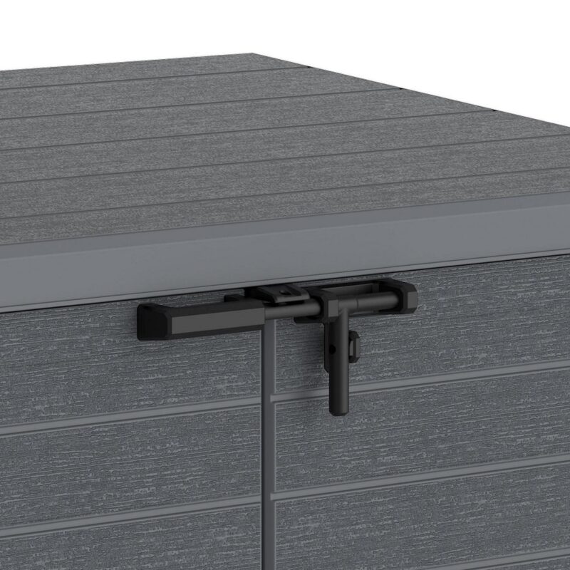 Duramax CedarGrain StoreAway 1200L Outdoor Deck and Garden Storage Box, Grey - Image 10
