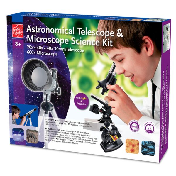 EDU-Toys Astronomical Telescope and Microscope Science Kit