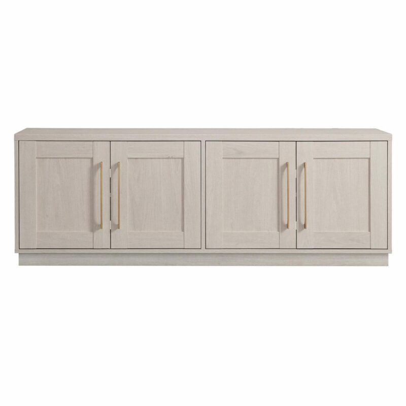 Evelyn&Zoe Tillman Rectangular TV Stand for TV's up to 75 , Alder White - Image 2