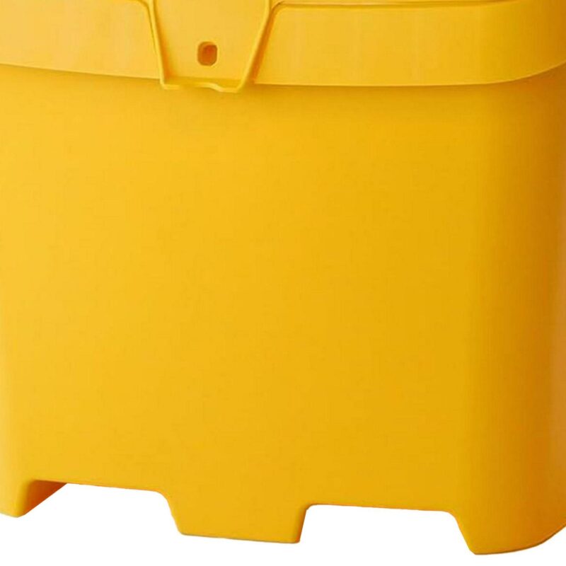 FCMP Outdoor 31 Gal Salt, Sand Storage Box Deck Container for Patio, Yellow - Image 11