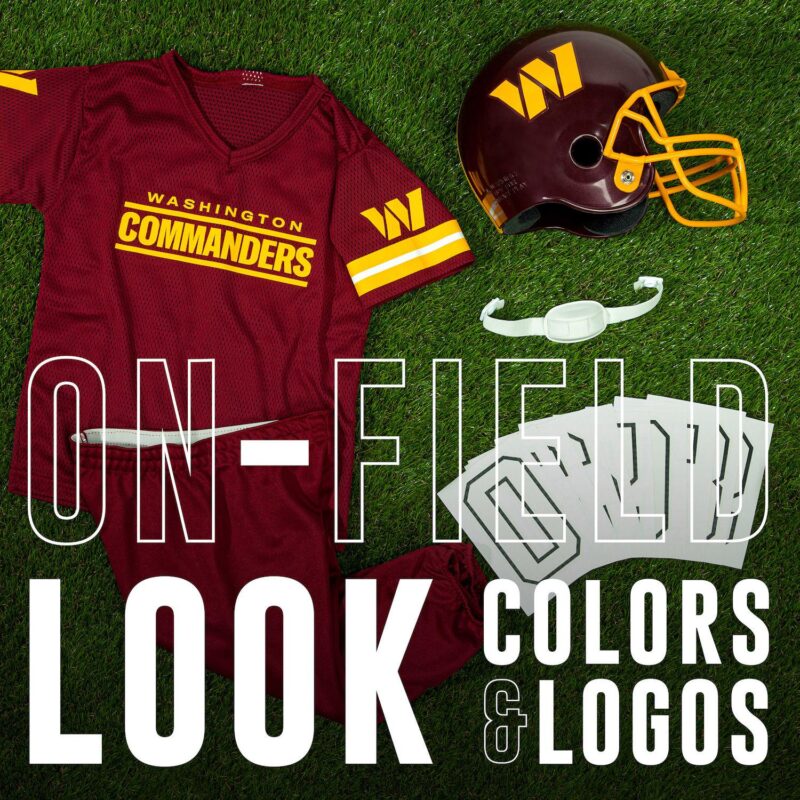 Franklin Sports Washington Commanders Kids NFL Uniform Set - Image 4
