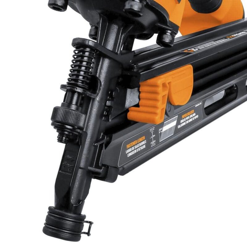 Freeman G2FR3490 2nd Generation Pneumatic 34 Degree 3-1/2  Framing Nailer with Adjustable Metal Belt Hook and 1/4  NPT Air Connector - Image 2