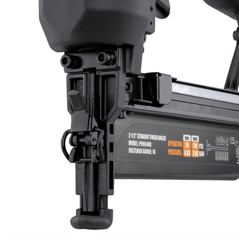 Freeman PFN64 Pneumatic 16-Gauge 2-1/2  Straight Finish Nailer with Nails (200 Count) - Image 3