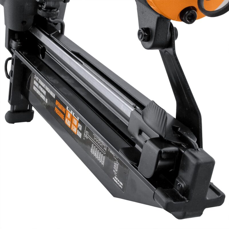 Freeman PFN64 Pneumatic 16-Gauge 2-1/2  Straight Finish Nailer with Nails (200 Count) - Image 5