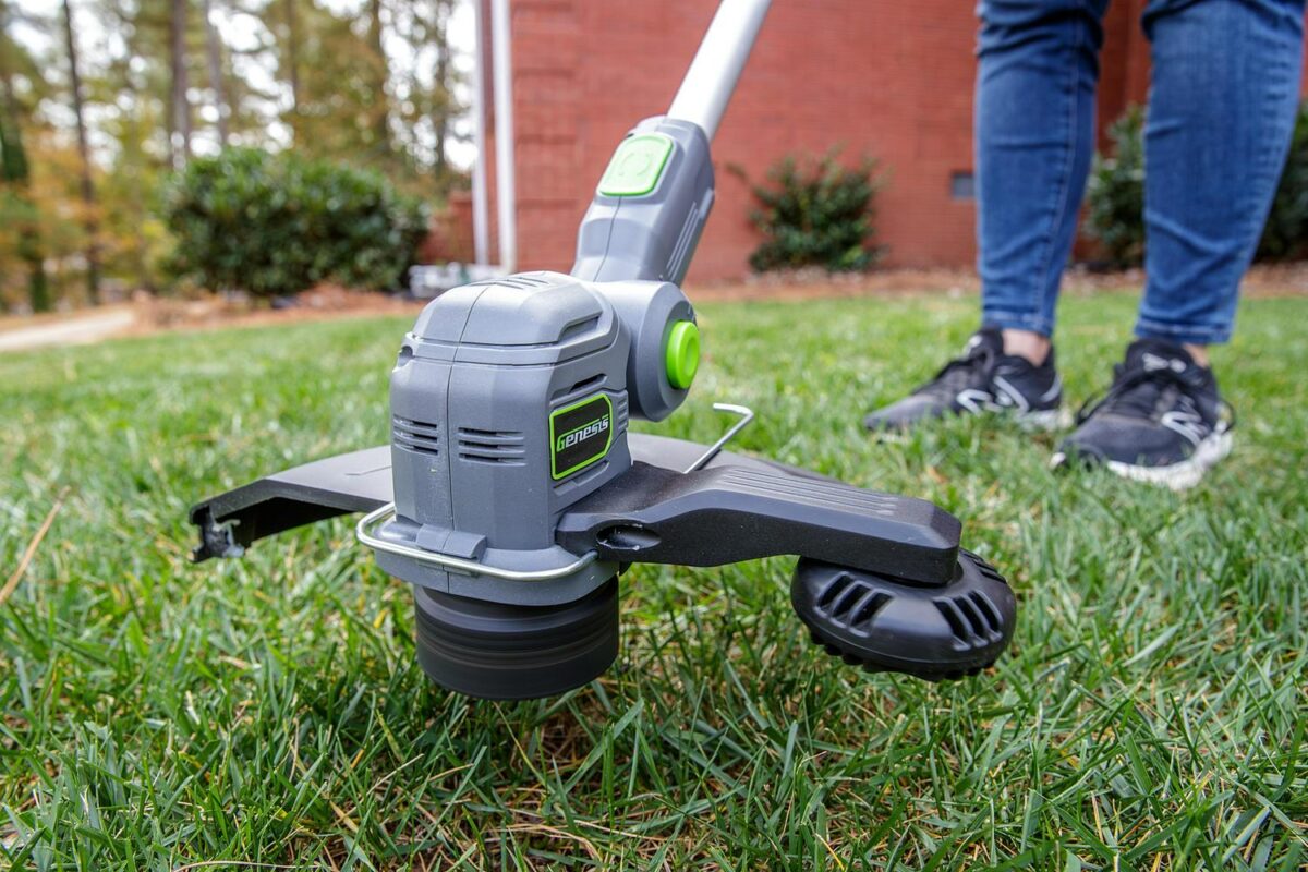 Genesis 20V 12  Cordless String Trimmer , Edger with 2.0Ah Battery and Quick Charger - Image 4