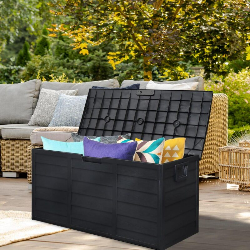 GoDecor 75gal Storage Deck Box - Black - Image 4