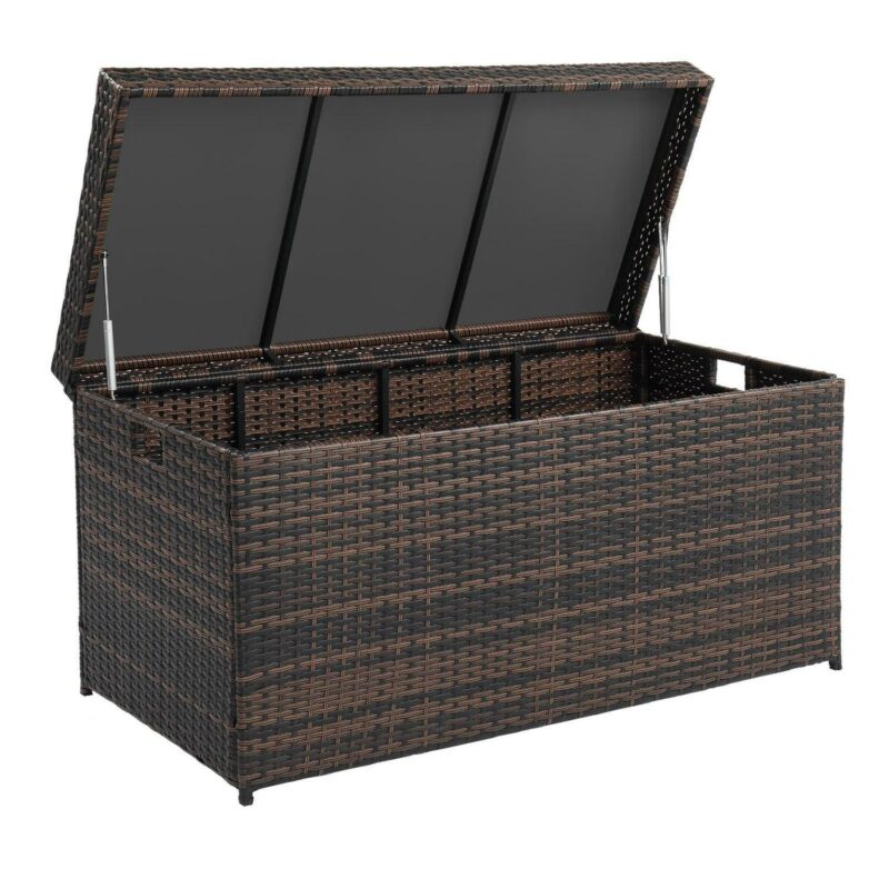 GoDecor Deck Box Organization and Storage for Patio Furniture Outdoor Cushions, 132 Gallon