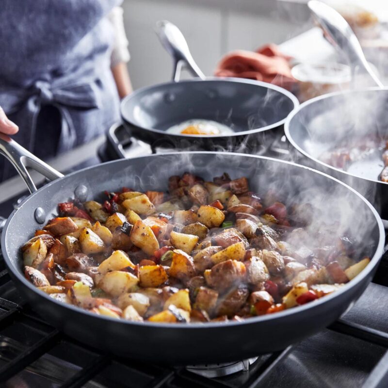 GreenPan Valencia Pro Ceramic Nonstick 11-Piece Cookware Set - Image 11