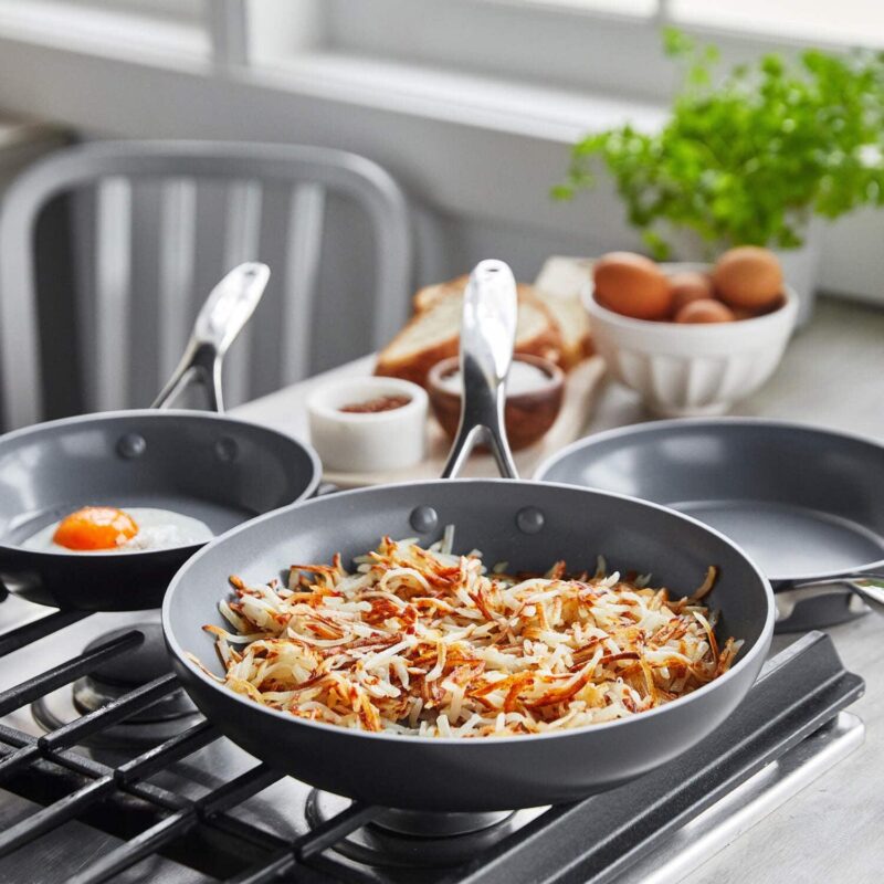 GreenPan Valencia Pro Ceramic Nonstick 11-Piece Cookware Set - Image 10