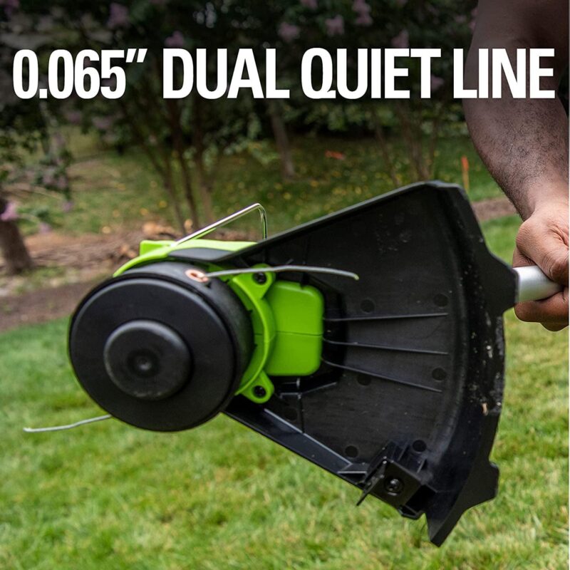 Greenworks 24V 12-inch TORQDRIVE String Trimmer with 2Ah USB Battery and Charger, 2104502AZ - Image 6
