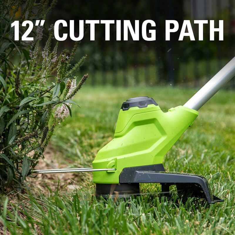 Greenworks 24V 12-inch TORQDRIVE String Trimmer with 2Ah USB Battery and Charger, 2104502AZ - Image 8