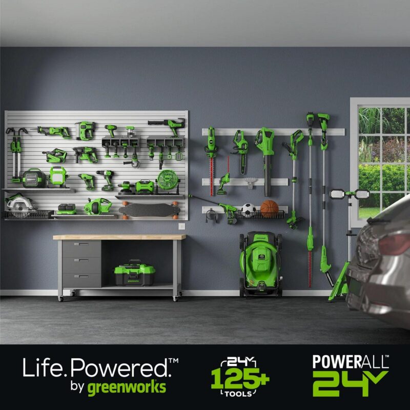 Greenworks 24V Cordless Axial Blower (90 Mph / 320 Cfm) with 2Ah USB Battery and Charger 2415702 - Image 12