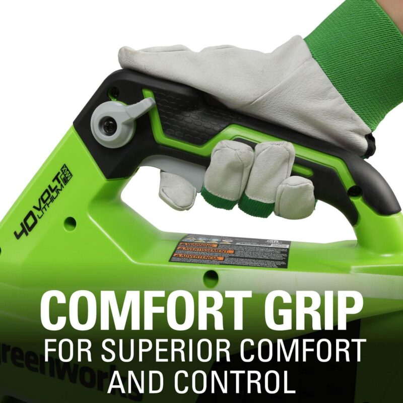 Greenworks 40V 120 Mph at 450 Cfm Axial Blower with 2.5Ah Battery and Charger 2411902 - Image 7