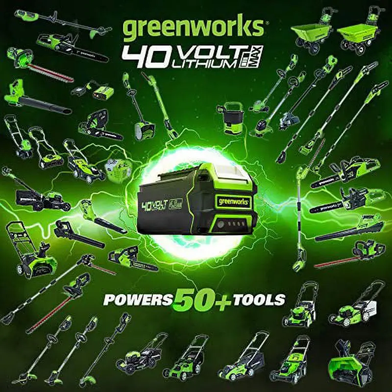 Greenworks 40 Volt Straight Shaft String Trimmer - Image 2