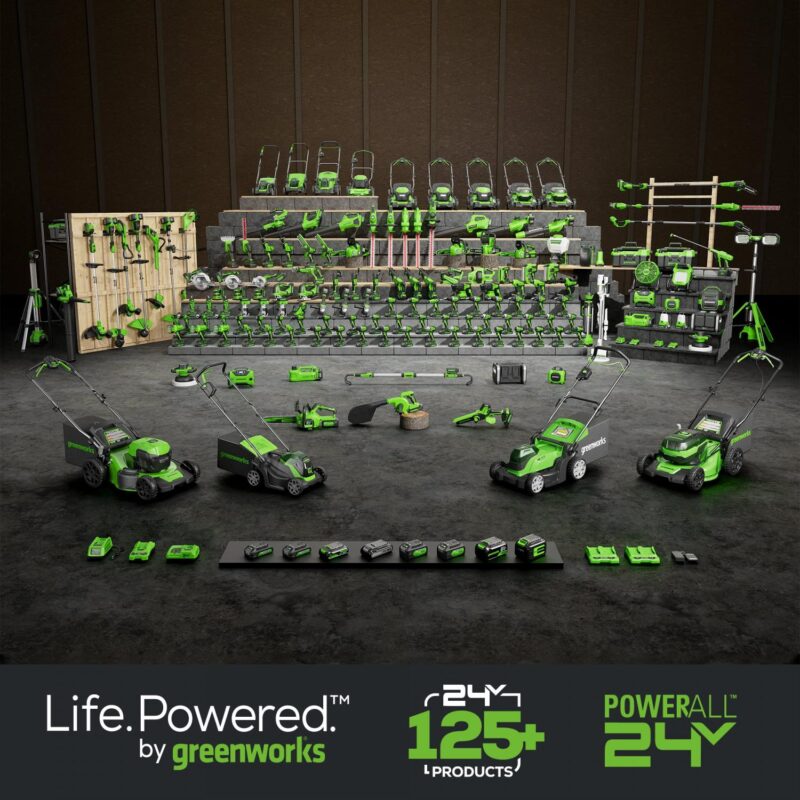 Greenworks 48V (2x24V) 16  Brushless (Attachment Capable) String Trimmer with (2) 4Ah Batteries 2123402 - Image 11