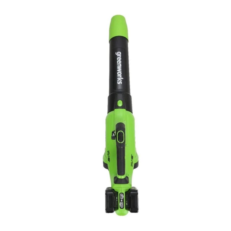 Greenworks 48V Brushless 515a CFM 125MPH Leaf Blower + 2 (24V) 2.0Ah Batteries and 4A Dual Port Charger - Image 13