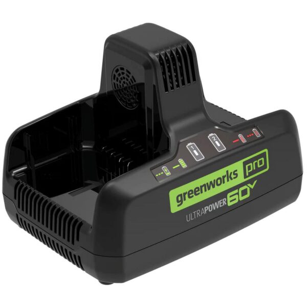 Greenworks 60V 10 Amp UltraPower Dual-Port Battery Charger