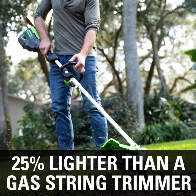 Greenworks 60V 16  Cordless Battery String Trimmer (Attachment Capable) + 4.0Ah Battery and Charger - Image 5