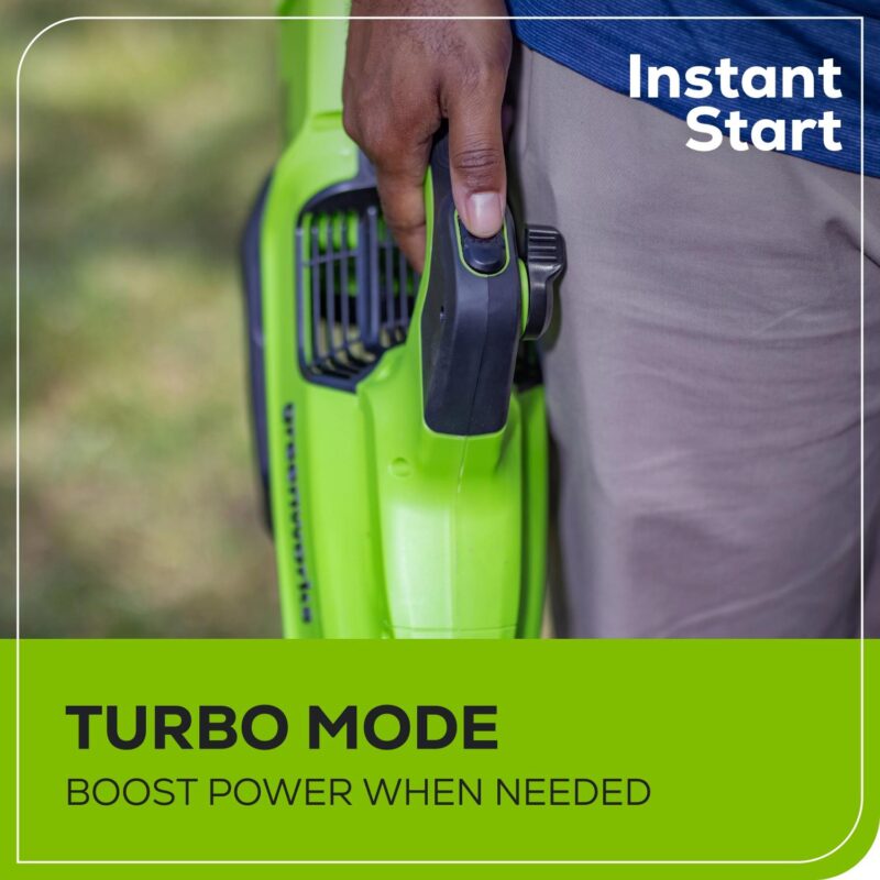 Greenworks 60V 16  String Trimmer and 630 CFM 170 MPH Blower Combo + 2.5Ah Battery, 3A Charger 1359802 - Image 15