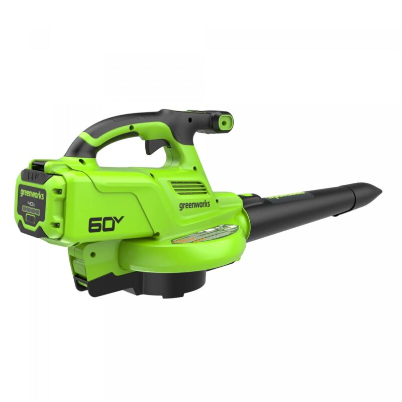 Greenworks 60V 520 CFM at 240 mph Blower-Vac with 4Ah Battery and 3A Charger 2429702 - Image 2